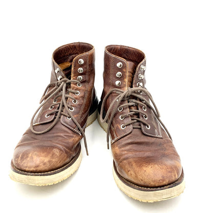 【現状渡し品】【メンズ】 VISVIM ビズビム VIRGIL BOOTS KNGR-FOLK ヴァージル ブーツ シューズ 靴 164-250412-as-17-izu カラー：ブラウン 万代Net店