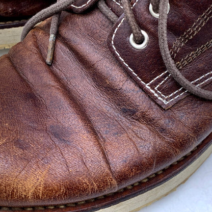 【現状渡し品】【メンズ】 VISVIM ビズビム VIRGIL BOOTS KNGR-FOLK ヴァージル ブーツ シューズ 靴 164-250412-as-17-izu カラー：ブラウン 万代Net店
