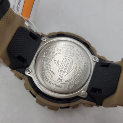 【中古美品】【メンズ/レディース】 G-SHOCK ジーショック GBD-800UC-5 腕時計 199-260527-as-09-izu サイズ：54.1 × 48.6 × 15.5 mm カラー：ベージュ系 万代Net店