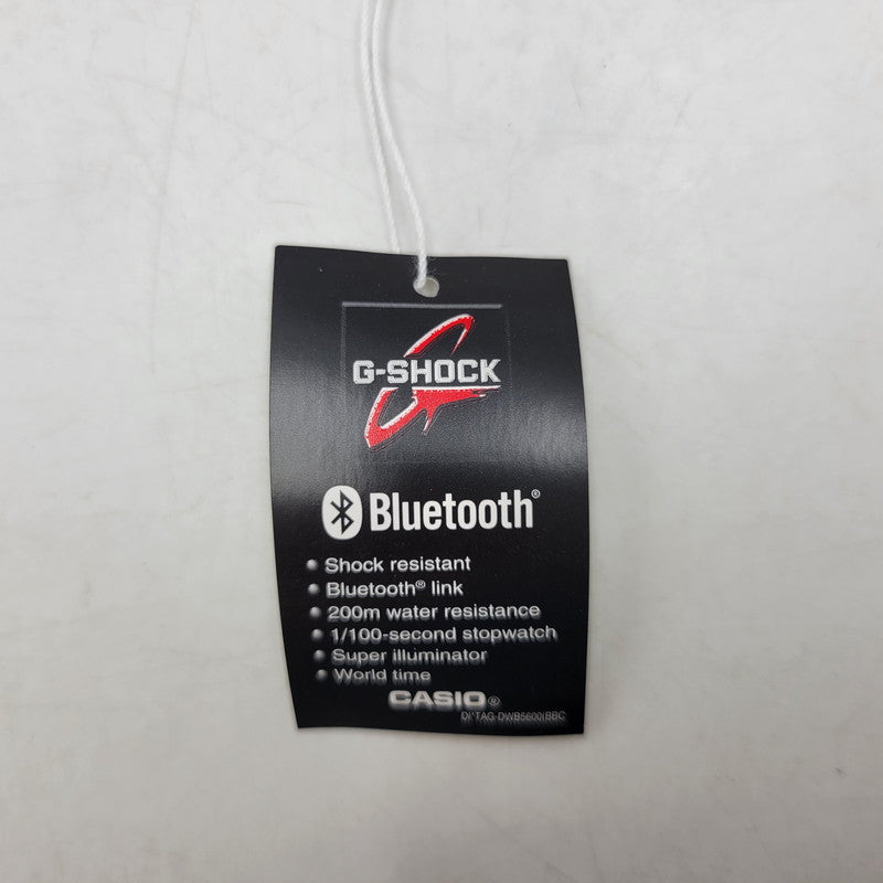 【中古美品】【メンズ/レディース】 G-SHOCK ジーショック DW-B5600G-7 腕時計 199-260527-as-06-izu サイズ：48.9 × 42.8 × 13.4 mm カラー：クリア×ホワイト 万代Net店