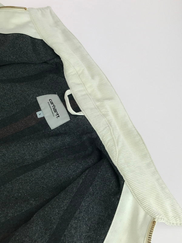 【中古品】【メンズ】 CARHARTT WIP カーハート ワークインプログレス DETROIT JACKET I015264 デトロイトジャケット アウター 142-251117-na-04-tag サイズ：L カラー：ホワイト 万代Net店