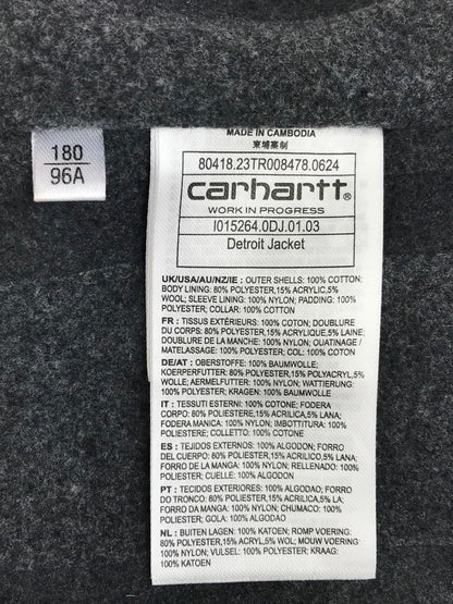 【中古品】【メンズ】 CARHARTT WIP カーハート ワークインプログレス DETROIT JACKET I015264 デトロイトジャケット アウター 142-251117-na-04-tag サイズ：L カラー：ホワイト 万代Net店