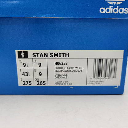 【中古美品】【メンズ】 NAIJEL GRAPH ナイジェルグラフ × ADIDAS ORIGINALS アディダス オリジナルス STAN SMITH H06353 スタンスミス スニーカー シューズ 靴 161-250413-as-22-izu サイズ：27.5cm カラー：CWHITE/CBLACK/OWHITE 万代Net店
