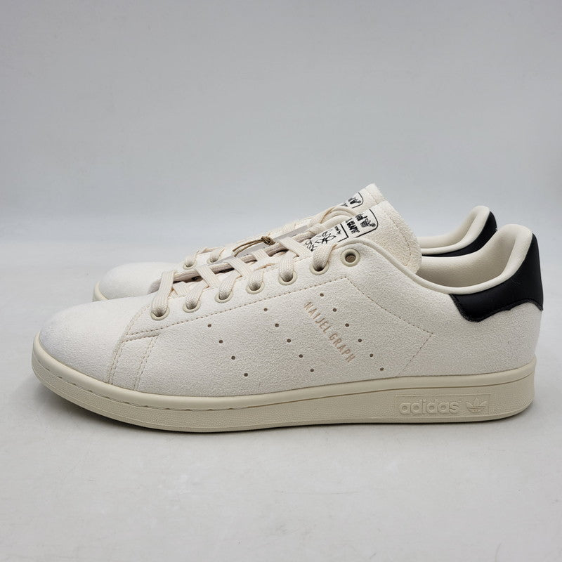 【中古美品】【メンズ】 NAIJEL GRAPH ナイジェルグラフ × ADIDAS ORIGINALS アディダス オリジナルス STAN SMITH H06353 スタンスミス スニーカー シューズ 靴 161-250413-as-22-izu サイズ：27.5cm カラー：CWHITE/CBLACK/OWHITE 万代Net店