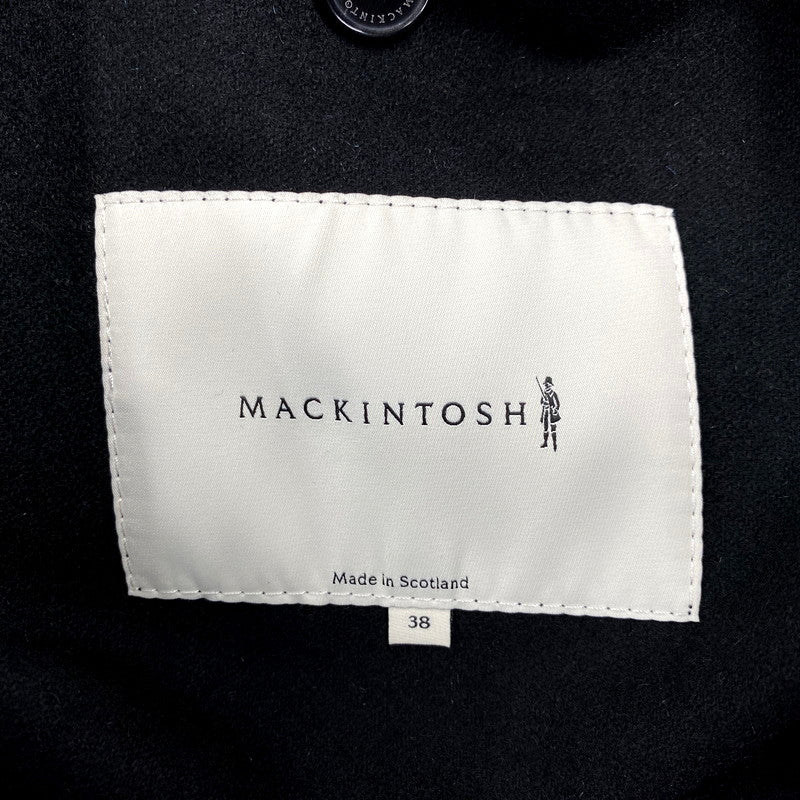 【中古品】【メンズ】 マッキントッシュ GR-002 英国製 ゴム引き LINER SOUTIEN COLLAR COAT ライナーステンカラーコート アウター 長袖 141-250414-ma-02-izu サイズ：38 カラー：ネイビー 万代Net店