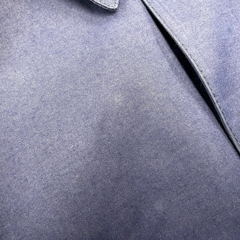 【中古品】【メンズ】 GR-002 英国製 ゴム引き LINER SOUTIEN COLLAR COAT ライナーステンカラーコート アウター 長袖 141-250414-ma-02-izu サイズ：38 カラー：ネイビー 万代Net店