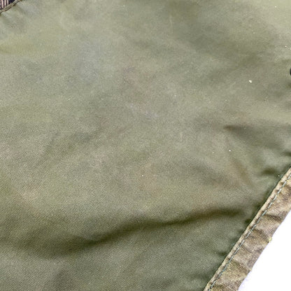 【中古品】【メンズ】 Barbour バーブァー ENGLAND製 2ワラント 80S BORDER OILED JACKET 80年代 ボーダー オイルドジャケット アウター 長袖 144-250414-ma-04-izu サイズ：42 カラー：グリーン 万代Net店