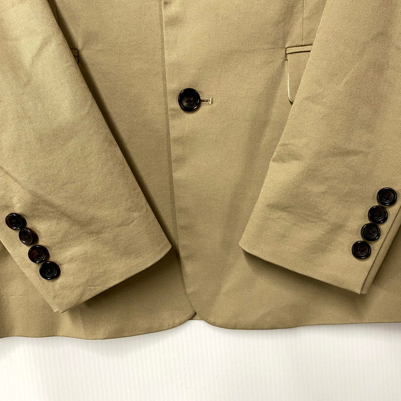 【中古美品】【メンズ】 NEWNOW ニューナウ 2501JK02 COTTON TAILORED JACKET コットンテーラードジャケット アウター 長袖 140-250414-ma-03-izu サイズ：S カラー：CAMEL 万代Net店