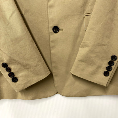 【中古美品】【メンズ】 NEWNOW ニューナウ 2501JK02 COTTON TAILORED JACKET コットンテーラードジャケット アウター 長袖 140-250414-ma-03-izu サイズ：S カラー：CAMEL 万代Net店