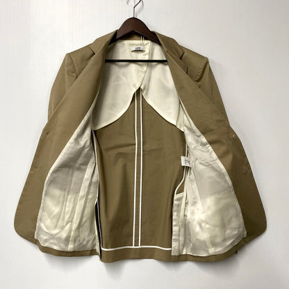 【中古美品】【メンズ】 NEWNOW ニューナウ 2501JK02 COTTON TAILORED JACKET コットンテーラードジャケット アウター 長袖 140-250414-ma-03-izu サイズ：S カラー：CAMEL 万代Net店