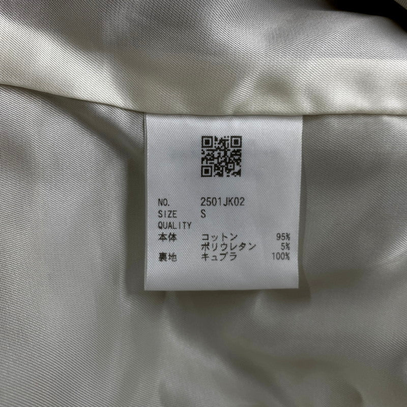 【中古美品】【メンズ】 NEWNOW ニューナウ 2501JK02 COTTON TAILORED JACKET コットンテーラードジャケット アウター 長袖 140-250414-ma-03-izu サイズ：S カラー：CAMEL 万代Net店