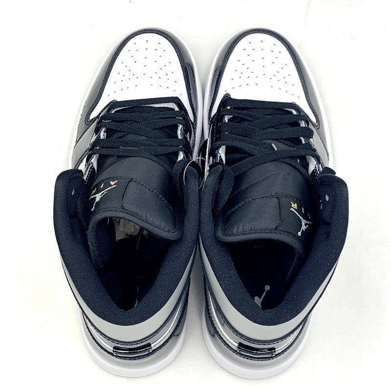 【中古美品】【メンズ】 NIKE ナイキ AIR JORDAN 1 MID SE HV0789-010 エア ジョーダン 1 ミッド SE スニーカー シューズ 靴 160-250415-as-09-izu サイズ：27cm カラー：BLACK/METALLIC SILVER-WHITE 万代Net店