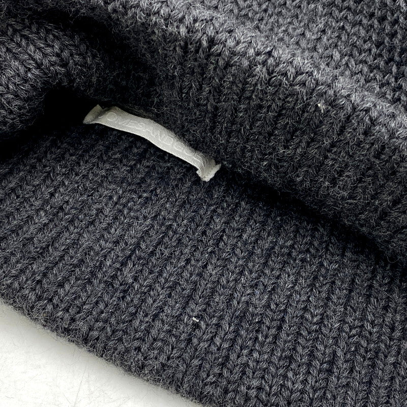 【中古品】【メンズ/レディース】 COMESANDGOES カムズアンドゴーズ WOOL BEANIE ウールビーニー ニット帽 帽子 185-250417-as-26-izu サイズ：F カラー：ダークグレー 万代Net店