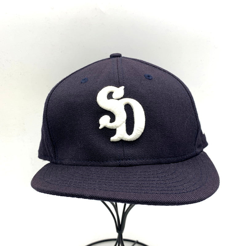 【中古品】【メンズ/レディース】 NEW ERA ニューエラ × STANDARD CALIFORNIA スタンダード カリフォルニア 59FIFTY BB CAP ベースボールキャップ 帽子 185-250417-as-30-izu サイズ：7 3/8(58.7cm) カラー：ネイビー 万代Net店