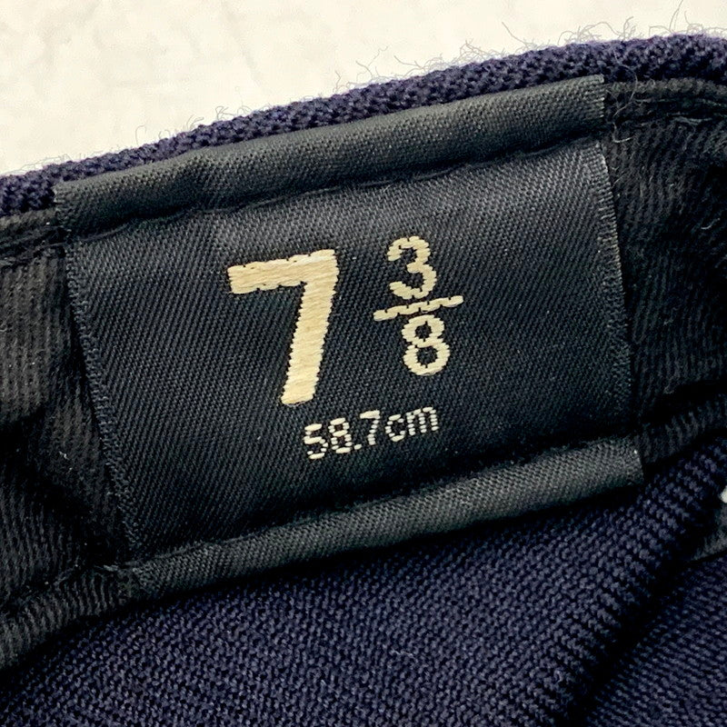 【中古品】【メンズ/レディース】 NEW ERA ニューエラ × STANDARD CALIFORNIA スタンダード カリフォルニア 59FIFTY BB CAP ベースボールキャップ 帽子 185-250417-as-30-izu サイズ：7 3/8(58.7cm) カラー：ネイビー 万代Net店