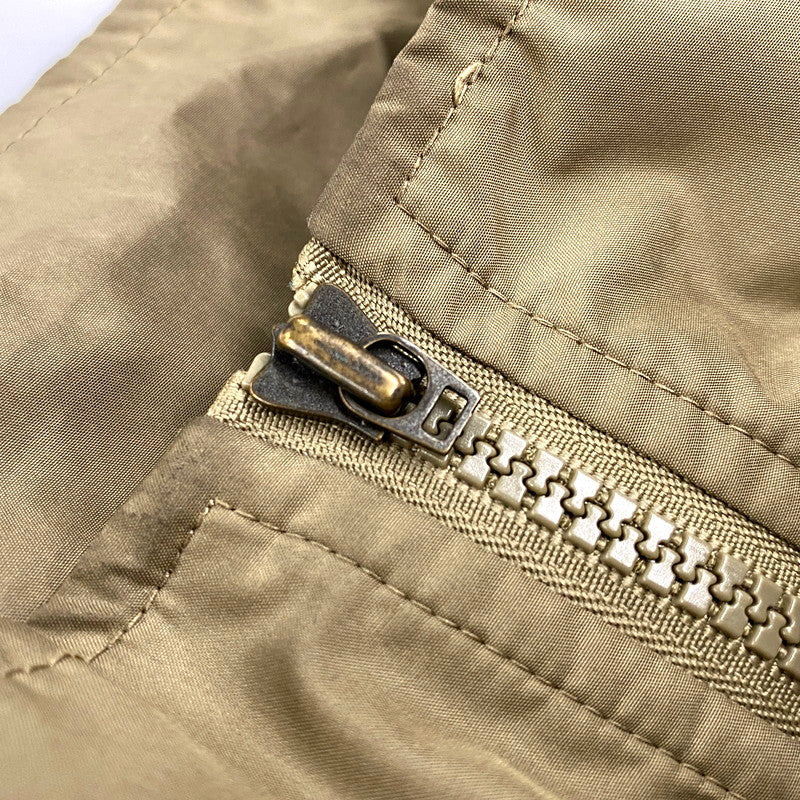 【中古品】【メンズ】 NIKE ナイキ NYLON TRACK JACKET ナイロントラックジャケット アウター 長袖 148-250419-ma-04-izu サイズ：XL カラー：BEIGE 万代Net店