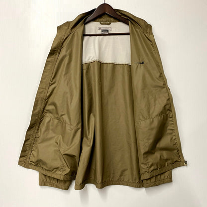 【中古品】【メンズ】 NIKE ナイキ NYLON TRACK JACKET ナイロントラックジャケット アウター 長袖 148-250419-ma-04-izu サイズ：XL カラー：BEIGE 万代Net店