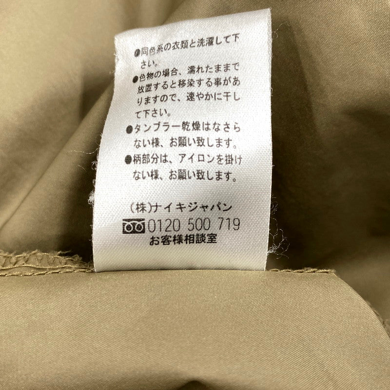 【中古品】【メンズ】 NIKE ナイキ NYLON TRACK JACKET ナイロントラックジャケット アウター 長袖 148-250419-ma-04-izu サイズ：XL カラー：BEIGE 万代Net店