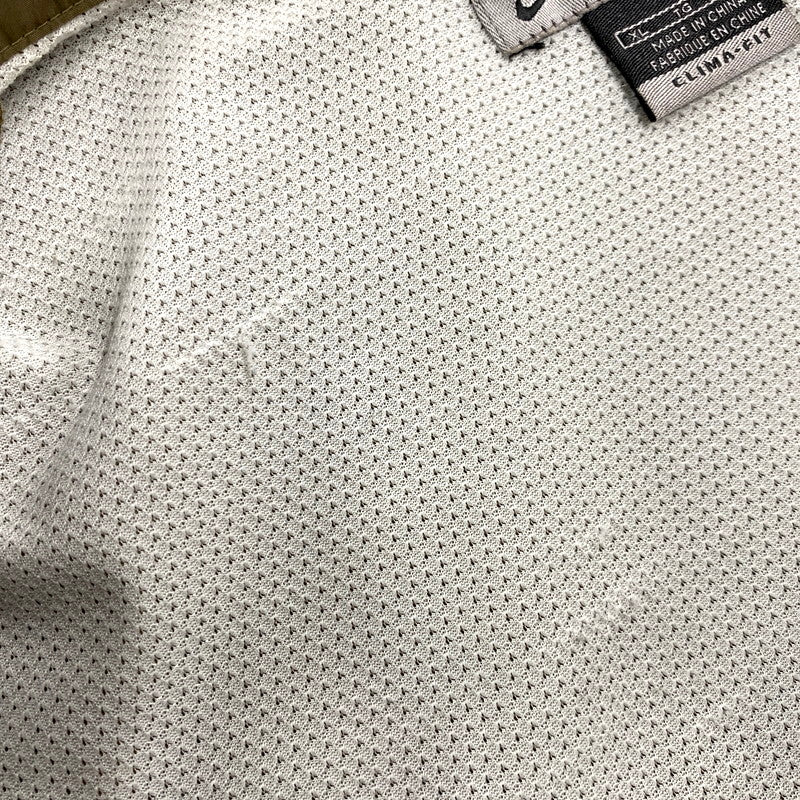 【中古品】【メンズ】 NIKE ナイキ NYLON TRACK JACKET ナイロントラックジャケット アウター 長袖 148-250419-ma-04-izu サイズ：XL カラー：BEIGE 万代Net店