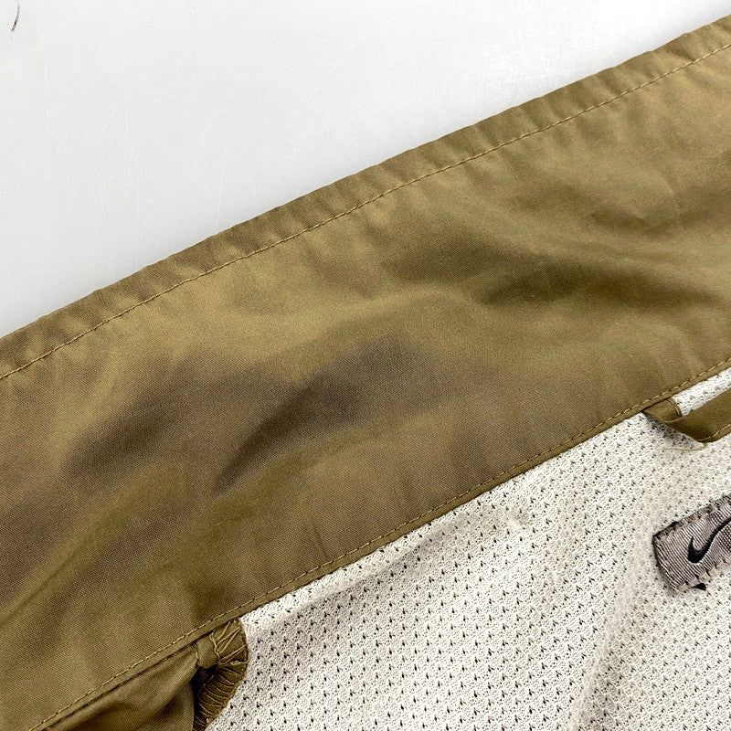 【中古品】【メンズ】 NIKE ナイキ NYLON TRACK JACKET ナイロントラックジャケット アウター 長袖 148-250419-ma-04-izu サイズ：XL カラー：BEIGE 万代Net店