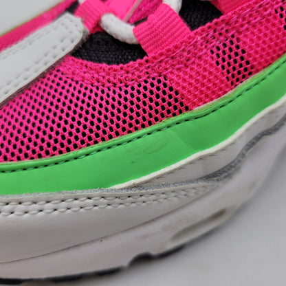 【中古品】【レディース】 NIKE ナイキ WMNS AIR MAX 95 CJ0624-101 ウィメンズ エアマックス 95 スニーカー シューズ 靴 166-250420-as-11-izu サイズ：23cm カラー：WHITE/BLACK-HYPER BLUE 万代Net店