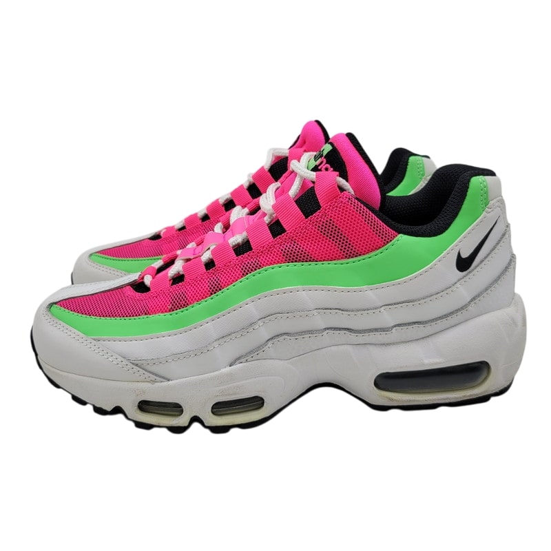 【中古品】【レディース】 NIKE ナイキ WMNS AIR MAX 95 CJ0624-101 ウィメンズ エアマックス 95 スニーカー シューズ 靴 166-250420-as-11-izu サイズ：23cm カラー：WHITE/BLACK-HYPER BLUE 万代Net店