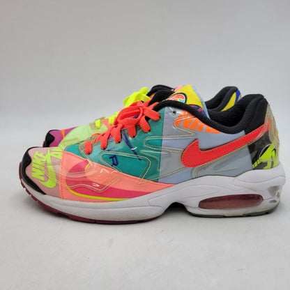 【中古品】【メンズ】 NIKE ナイキ × ATMOS アトモス AIR MAX2 LIGHT QS CJ6200-001 エア マックス 2 ライト QS スニーカー シューズ 靴 160-250420-as-12-izu サイズ：28cm カラー：BLACK/BRIGHT CRIMSON 万代Net店