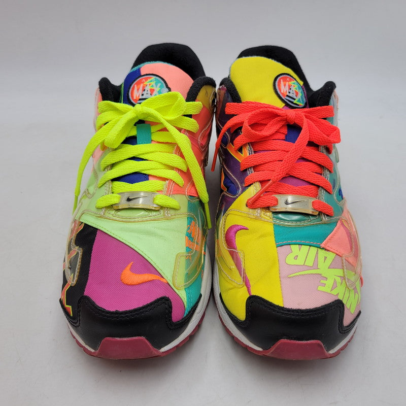 【中古品】【メンズ】 NIKE ナイキ × ATMOS アトモス AIR MAX2 LIGHT QS CJ6200-001 エア マックス 2 ライト QS スニーカー シューズ 靴 160-250420-as-12-izu サイズ：28cm カラー：BLACK/BRIGHT CRIMSON 万代Net店