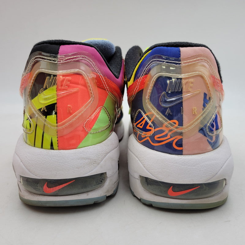 【中古品】【メンズ】 NIKE ナイキ × ATMOS アトモス AIR MAX2 LIGHT QS CJ6200-001 エア マックス 2 ライト QS スニーカー シューズ 靴 160-250420-as-12-izu サイズ：28cm カラー：BLACK/BRIGHT CRIMSON 万代Net店