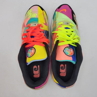 【中古品】【メンズ】 NIKE ナイキ × ATMOS アトモス AIR MAX2 LIGHT QS CJ6200-001 エア マックス 2 ライト QS スニーカー シューズ 靴 160-250420-as-12-izu サイズ：28cm カラー：BLACK/BRIGHT CRIMSON 万代Net店