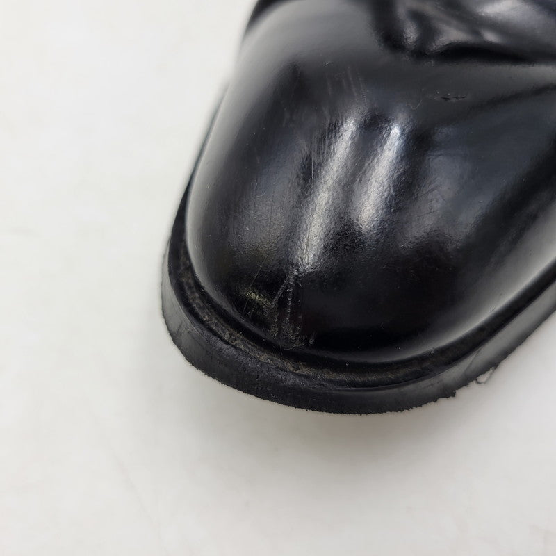 【中古品】【メンズ】 SINGLE MONK PLAIN TOE DRESS SHOES シングルモンク プレーントゥ ドレスシューズ ビジネスシューズ 靴 164-250420-as-15-izu サイズ：24 1/2 カラー：ブラック 万代Net店