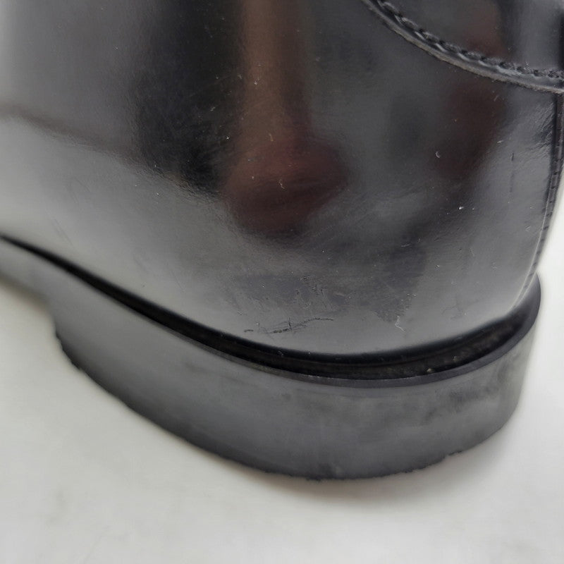 【中古品】【メンズ】 SINGLE MONK PLAIN TOE DRESS SHOES シングルモンク プレーントゥ ドレスシューズ ビジネスシューズ 靴 164-250420-as-15-izu サイズ：24 1/2 カラー：ブラック 万代Net店