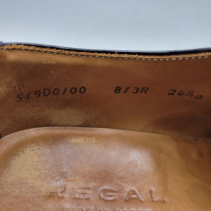【中古品】【メンズ】 SINGLE MONK PLAIN TOE DRESS SHOES シングルモンク プレーントゥ ドレスシューズ ビジネスシューズ 靴 164-250420-as-15-izu サイズ：24 1/2 カラー：ブラック 万代Net店