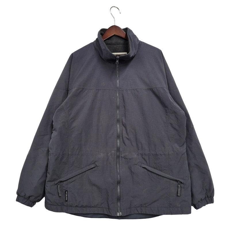 【中古品】【レディース】 Columbia コロンビア FLEECE LINER NYLON SHELL JACKET フリースライナー ナイロンシェルジャケット アウター 144-250422-as-24-izu サイズ：XL カラー：グレー系 万代Net店