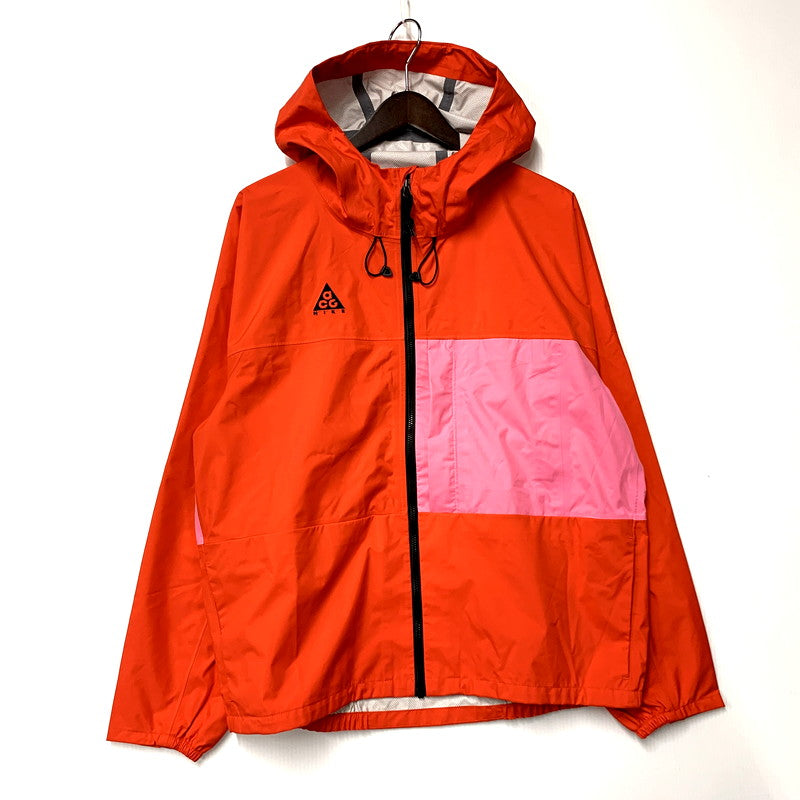 【中古品】【メンズ】 NIKE ACG ナイキ エーシージー AS M ACG 2.5L PCK JKT BQ7341-634 ジャケット アウター 144-250423-as-10-izu サイズ：S カラー：オレンジ 万代Net店