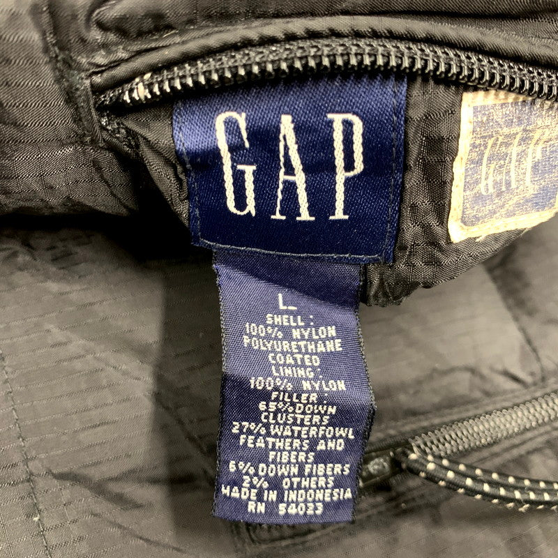 【中古品】【メンズ】 OLD GAP オールドギャップ REVERSIBLE DOWN VEST リバーシブルダウンベスト 146-250423-as-09-izu サイズ：L カラー：ブラック 万代Net店