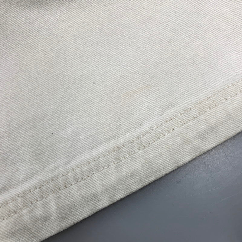 【中古品】【メンズ】 RESULTS JEANS WHITE DENIM WIDE PANTS ホワイト デニム ワイド パンツ ジーンズ ボトムス 157-250423-as-17-izu サイズ：31M カラー：ホワイト 万代Net店