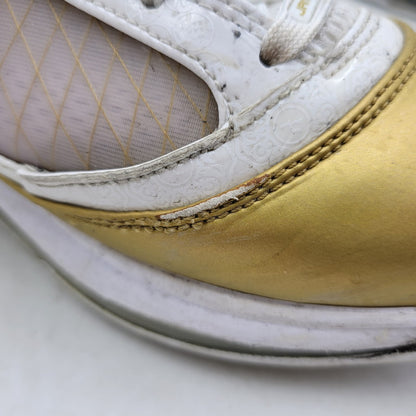 【中古品】【メンズ】 NIKE ナイキ LEBRON 7 QS CU5646-100 レブロン 7 QS スニーカー シューズ 靴 160-250426-as-19-izu サイズ：27.5cm カラー：WHITE/WHITE-METALLIC GOLD 万代Net店