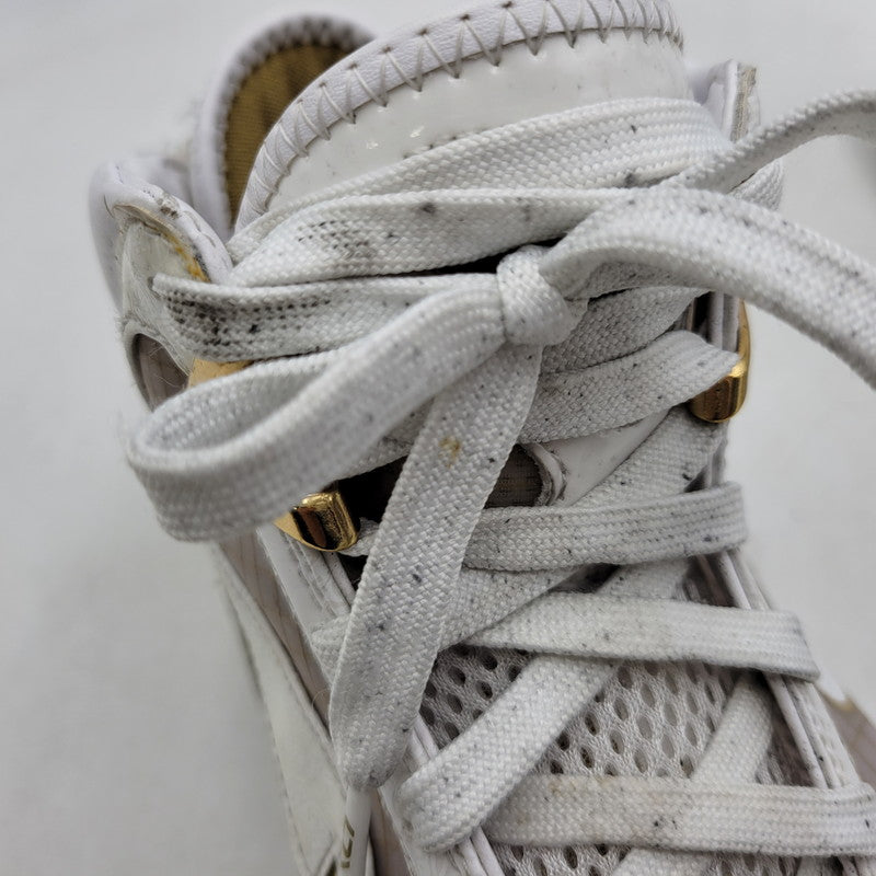 【中古品】【メンズ】 NIKE ナイキ LEBRON 7 QS CU5646-100 レブロン 7 QS スニーカー シューズ 靴 160-250426-as-19-izu サイズ：27.5cm カラー：WHITE/WHITE-METALLIC GOLD 万代Net店