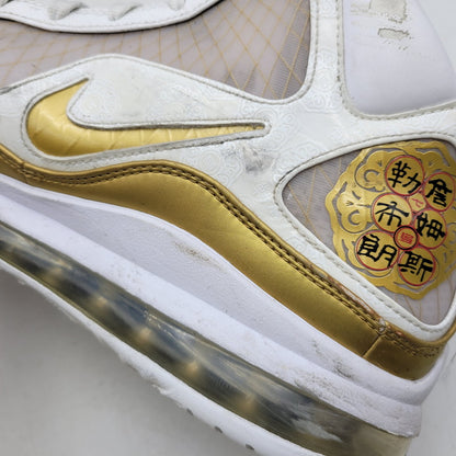 【中古品】【メンズ】 NIKE ナイキ LEBRON 7 QS CU5646-100 レブロン 7 QS スニーカー シューズ 靴 160-250426-as-19-izu サイズ：27.5cm カラー：WHITE/WHITE-METALLIC GOLD 万代Net店