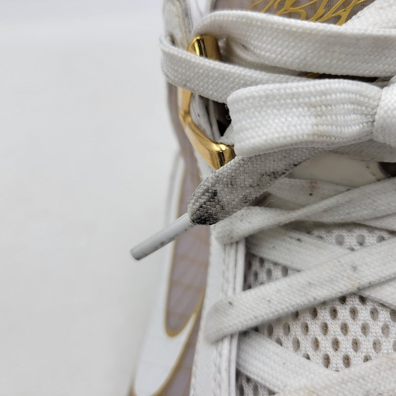 【中古品】【メンズ】 NIKE ナイキ LEBRON 7 QS CU5646-100 レブロン 7 QS スニーカー シューズ 靴 160-250426-as-19-izu サイズ：27.5cm カラー：WHITE/WHITE-METALLIC GOLD 万代Net店