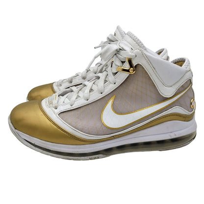 【中古品】【メンズ】 NIKE ナイキ LEBRON 7 QS CU5646-100 レブロン 7 QS スニーカー シューズ 靴 160-250426-as-19-izu サイズ：27.5cm カラー：WHITE/WHITE-METALLIC GOLD 万代Net店