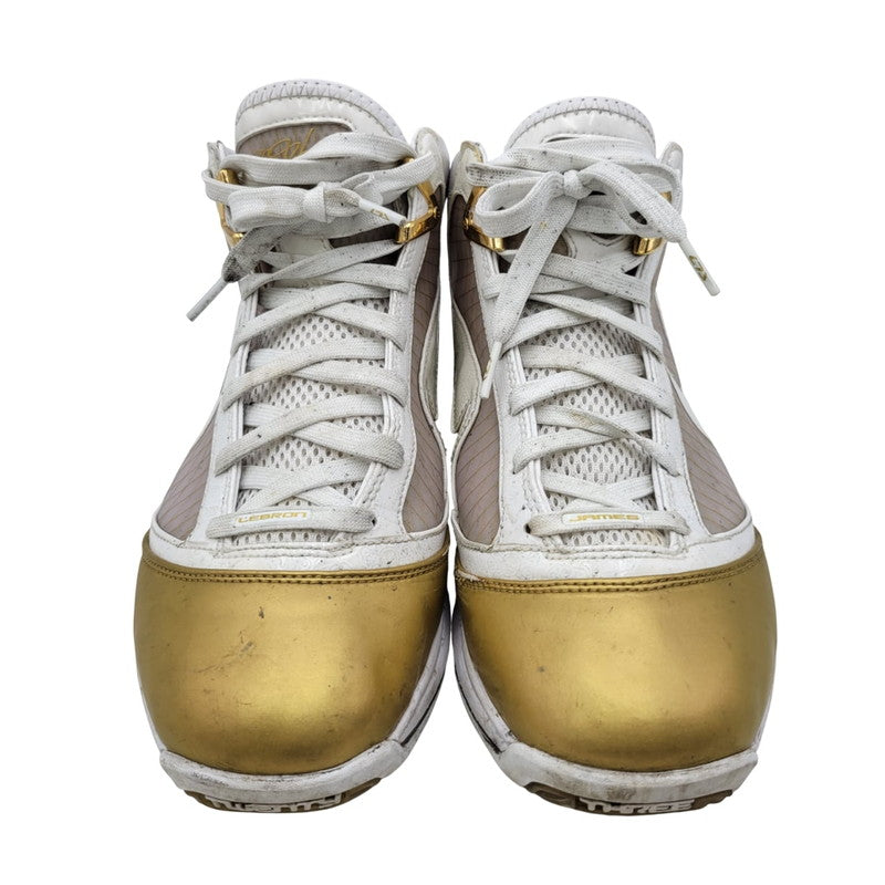 【中古品】【メンズ】 NIKE ナイキ LEBRON 7 QS CU5646-100 レブロン 7 QS スニーカー シューズ 靴 160-250426-as-19-izu サイズ：27.5cm カラー：WHITE/WHITE-METALLIC GOLD 万代Net店