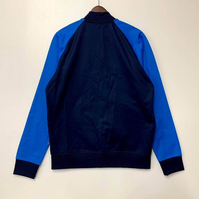 【中古品】【メンズ】 adidas アディダス WAPPEN STADIUM JERSEY S27486 ワッペン スタジアム ジャージー ジャケット アウター 148-250426-as-18-izu サイズ：L カラー：ネイビー 万代Net店