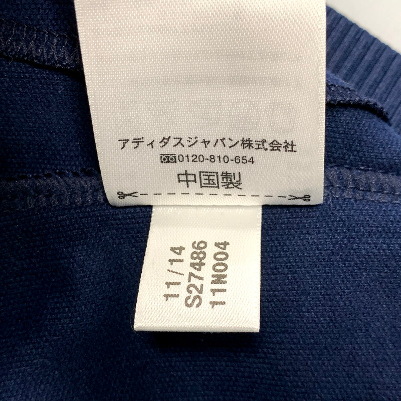 【中古品】【メンズ】 adidas アディダス WAPPEN STADIUM JERSEY S27486 ワッペン スタジアム ジャージー ジャケット アウター 148-250426-as-18-izu サイズ：L カラー：ネイビー 万代Net店