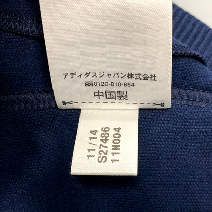 【中古品】【メンズ】 adidas アディダス WAPPEN STADIUM JERSEY S27486 ワッペン スタジアム ジャージー ジャケット アウター 148-250426-as-18-izu サイズ：L カラー：ネイビー 万代Net店
