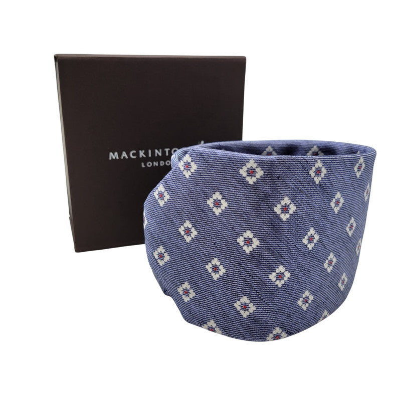 【中古美品】【メンズ】 MACKINTOSH LONDON マッキントッシュ ロンドン NECKTIE ネクタイ 208-250427-as-31-izu カラー：ブルー 万代Net店