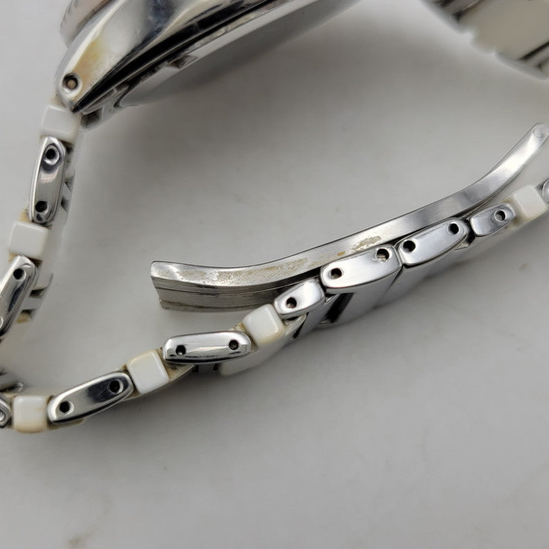 【現状渡し品】【レディース】 Folli Follie フォリフォリ QUARTZ WF4T0015 クォーツ 白文字盤 腕時計 198-250716-as-35-izu カラー：シルバー×ホワイト 万代Net店