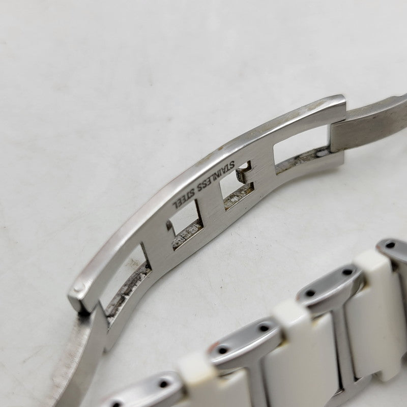 【現状渡し品】【レディース】 Folli Follie フォリフォリ QUARTZ WF4T0015 クォーツ 白文字盤 腕時計 198-250716-as-35-izu カラー：シルバー×ホワイト 万代Net店