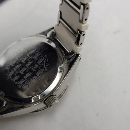 【現状渡し品】【レディース】 Folli Follie フォリフォリ QUARTZ WF4T0015 クォーツ 白文字盤 腕時計 198-250716-as-35-izu カラー：シルバー×ホワイト 万代Net店